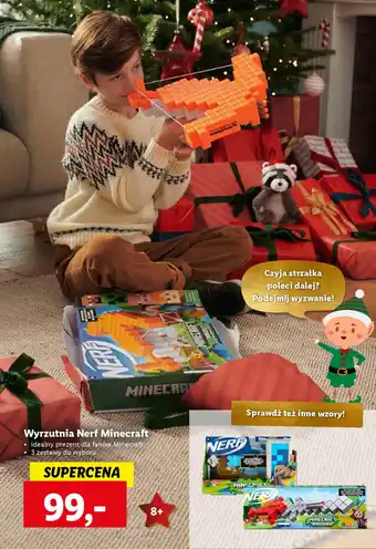 Lidl Wyrzutnia Nerf Minecraft oferta