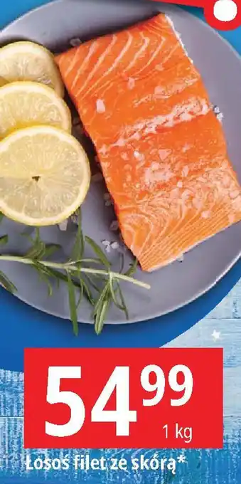 Łosoś filet ze skórą 1 kg