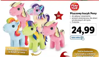 Lidl Pluszowy kucyk Pony Play tive oferta
