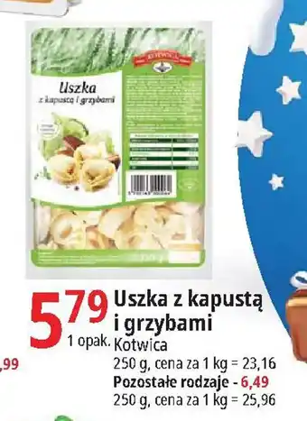 E.Leclerc Uszka z kapustą i grzybami 250 g oferta