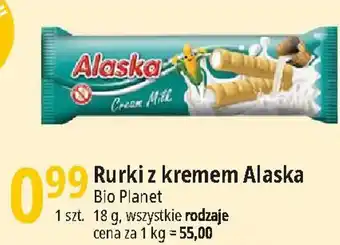 E.Leclerc Rurki z kremem Alaska 18 g oferta