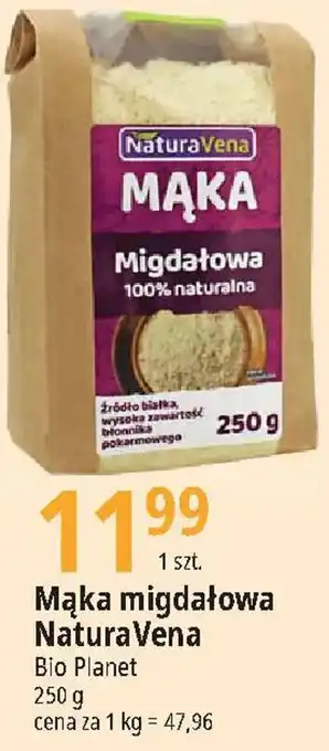 E.Leclerc Mąka migdałowa NaturaVena 250 g oferta
