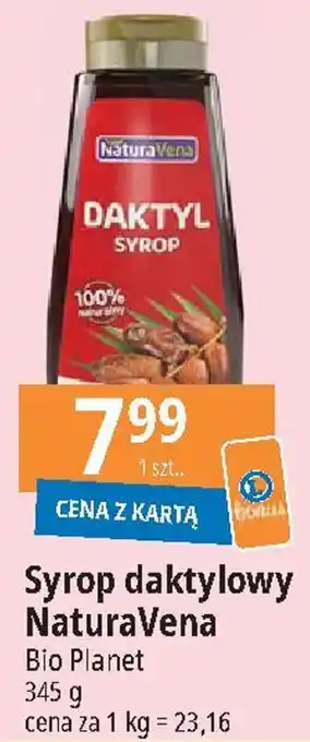 E.Leclerc Syrop daktylowy NaturaVena 345 g oferta
