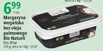 E.Leclerc Margaryna wegańska bez oleju palmowego Bio Naturli 225 g oferta