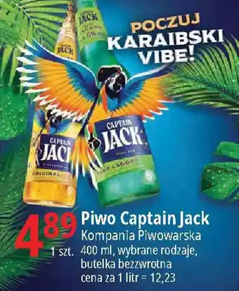 E.Leclerc Piwo Captain Jack 400 ml oferta