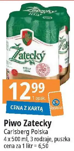 E.Leclerc Piwo Zatecky 4x 500 ml oferta