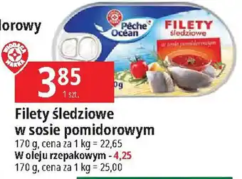 E.Leclerc Filety śledziowe w sosie pomidorowym 170 g oferta