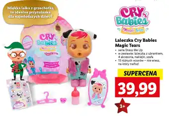 Lidl Laleczka Cry Babies Magic Tears oferta