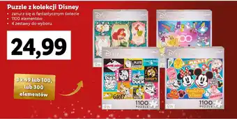 Lidl Puzzle z kolekcji Disney oferta
