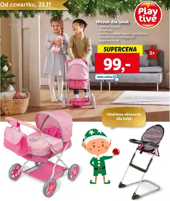 Lidl Play tive Wózek dla lalek oferta
