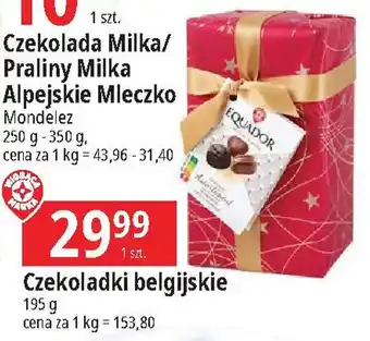 E.Leclerc Czekoladki belgijskie 195 g oferta