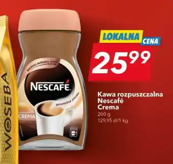 Lewiatan Kawa rozpuszczalna Nescafé Crema 200g oferta