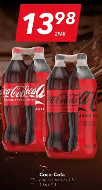 Lewiatan Coca Cola 2 x 1,5l oferta