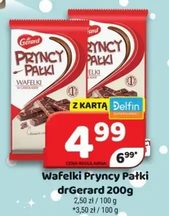 Delfin Wafelki Pryncy Pałki drGerard 200g oferta