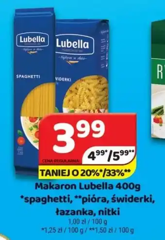 Delfin Makaron Lubella 400g oferta