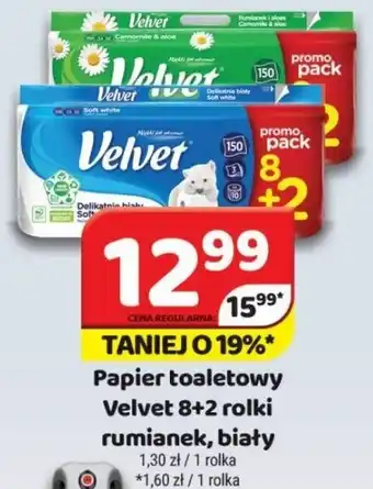 Delfin Papier toaletowy Velvet 8+2 rolki oferta