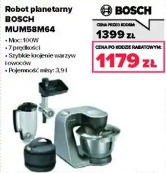 Neonet Robot planetarny BOSCH MUM58M64 oferta