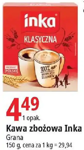 E.Leclerc Kawa zbożowa Inka 150 g oferta