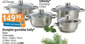 E.Leclerc Komplet garnków Sally oferta