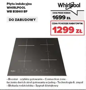 Płyta indukcyjna WHIRLPOOL WB B3960 BF