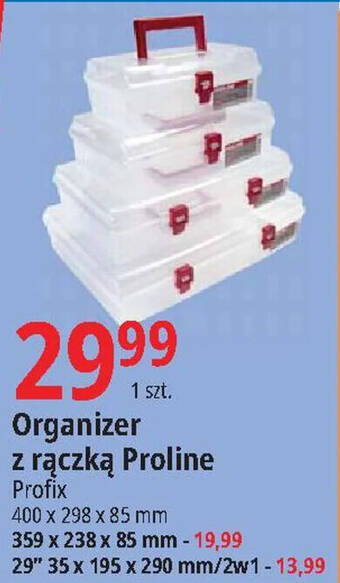 E.Leclerc Organizer z rączką Proline oferta