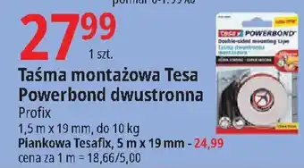 E.Leclerc Taśma montażowa Tesa Powerbond dwustronna oferta
