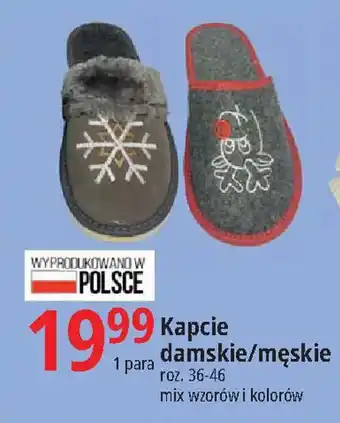 E.Leclerc Kapcie damskie/męskie oferta
