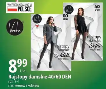 E.Leclerc Rajstopy damskie 40/60 DEN oferta