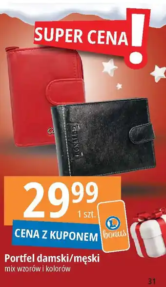E.Leclerc Portfel damski/męski oferta