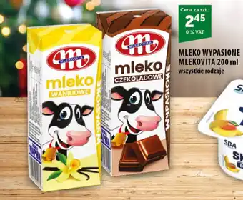 Eurocash Cash & Carry MLEKO WYPASIONE MLEKOVITA 200 ml oferta