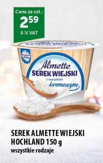 Eurocash Cash & Carry SEREK ALMETTE WIEJSKI HOCHLAND 150 g oferta