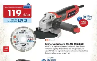 Mrówka Szlifierka kątowa TC-AG 125/850 moc 800 W oferta