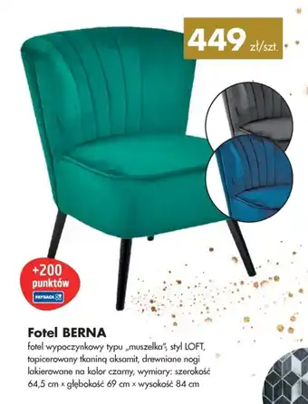 Mrówka Fotel BERNA oferta