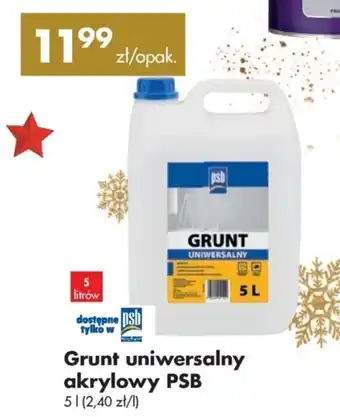 Mrówka Grunbt uniwersalny akrylowa PSB 5l oferta