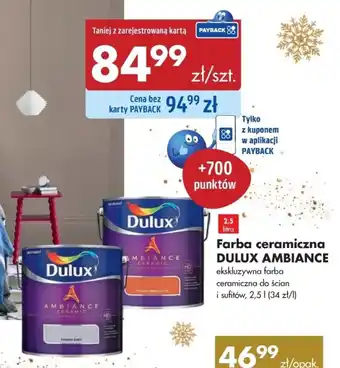 Mrówka Farba ceramiczna DULUX AMBIANCE 2,5l oferta