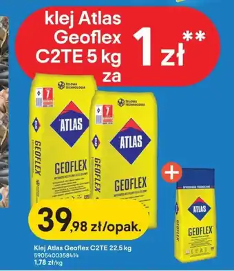 Castorama klej Atlas Geoflex C2TE 5 kg oferta