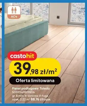 Castorama Panel podłogowy Toledo 8mm oferta