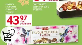 Selgros CIASTKA FAVOURITE CHOICE 1 KG oferta
