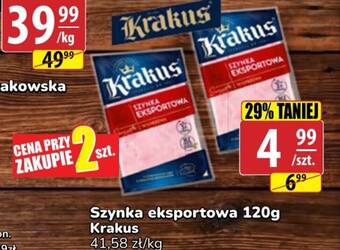 API MARKET Szynka eksportowa 120g Krakus oferta