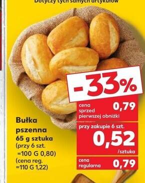 Kaufland Bułka pszenna oferta