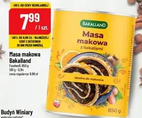 Polomarket Bakalland masa makowa z bakaliami 850 g oferta