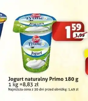 Sedal Zott primo jogurt naturalny 180 g oferta