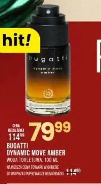 Drogerie Natura BUGATTI DYNAMIC MOVE AMBER WODA TOALETOWA. 100 ML oferta