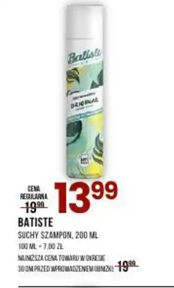 Drogerie Natura BATISTE 200 ML oferta