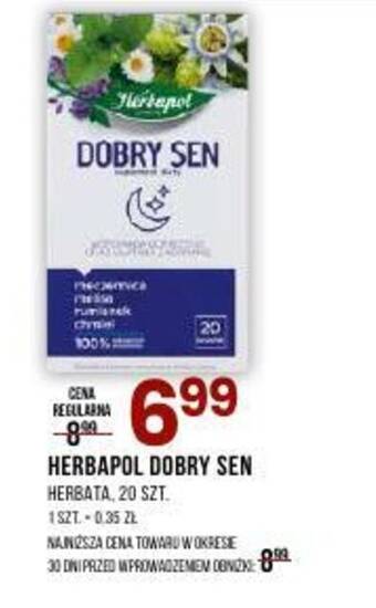 Drogerie Natura HERBAPOL DOBRY SEN oferta