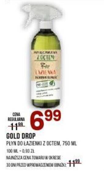 Drogerie Natura GOLD DROP 750 ML oferta