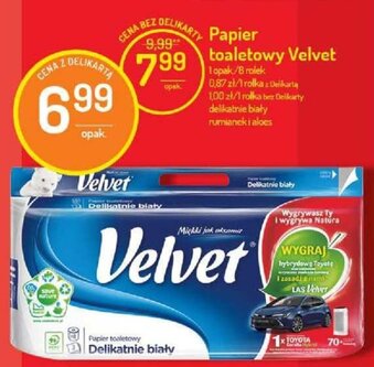 Delikatesy Centrum Papier toaletowy Velvet 8 rolek oferta