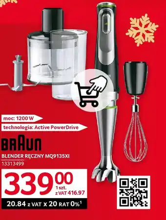 Selgros BLENDER RĘCZNY MQ9135XI oferta