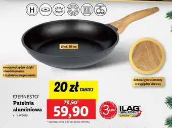 Lidl ERNESTO Patelnia aluminiowa oferta