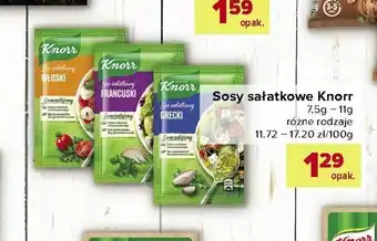 Carrefour Sosy sałatkowe Knorr 7,5-11g oferta